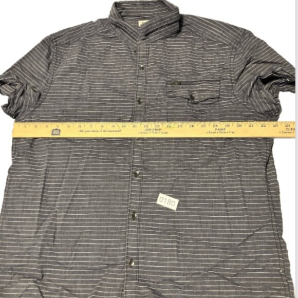 Reaction Kenneth Cole Cotton XL Short Sleeve Button Down Collared Shirt w/pocket - Picture 13 of 14